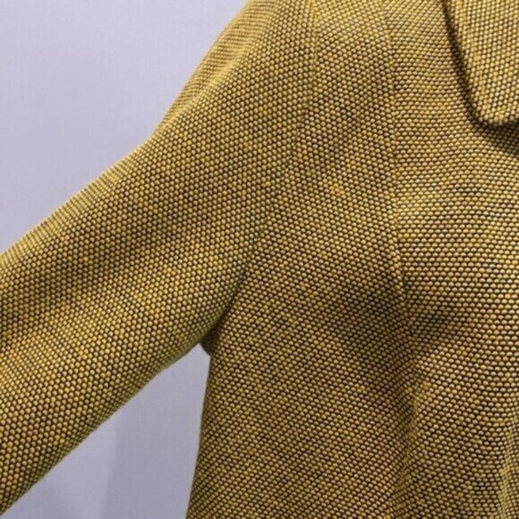 Laura Buttoned Jacket Yellow Blazer Size 16 - Picture 8 of 15